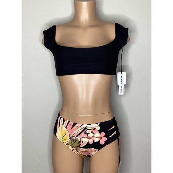 New. Robin Piccone high waisted floral bikini. Medium. Retails $210. - Picture 2 of 7